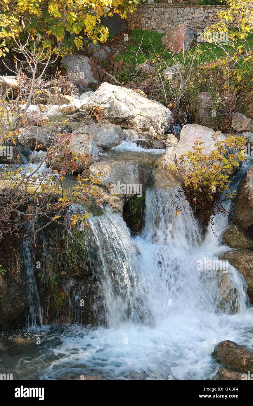 Nature and waterfall Stock Photo
