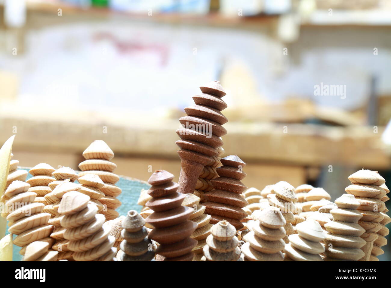 Wooden utensils for honey Stock Photo Alamy