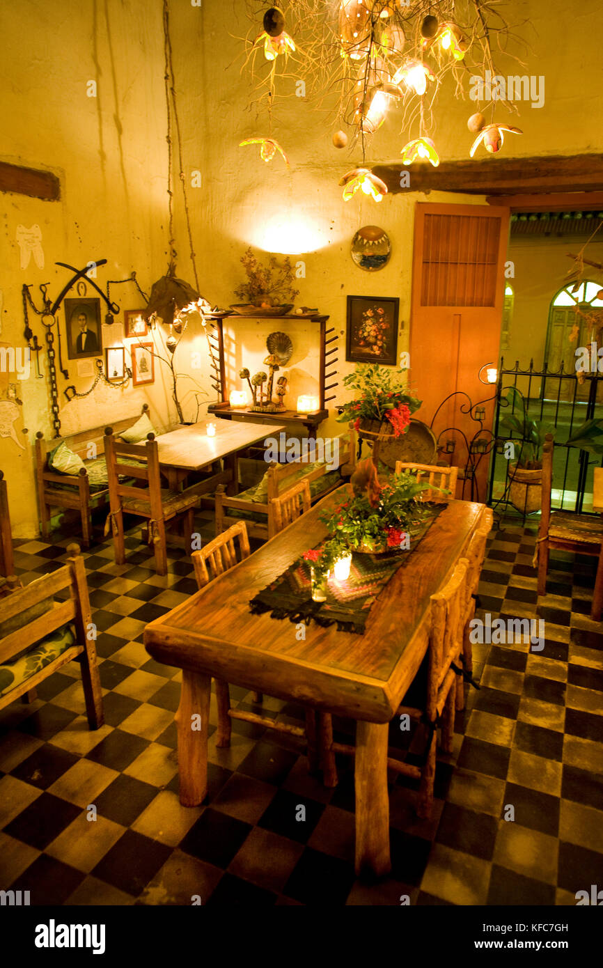 NICARAGUA, Granada, a beautifully designed restaurant in downtown