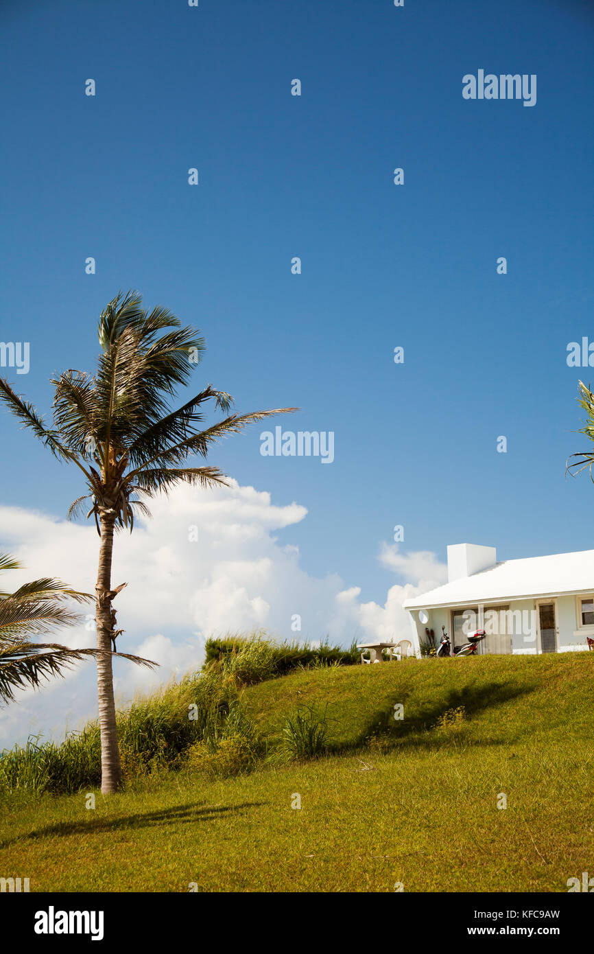 Bermuda Southampton Parish Munro Beach Cottages Stock Photo