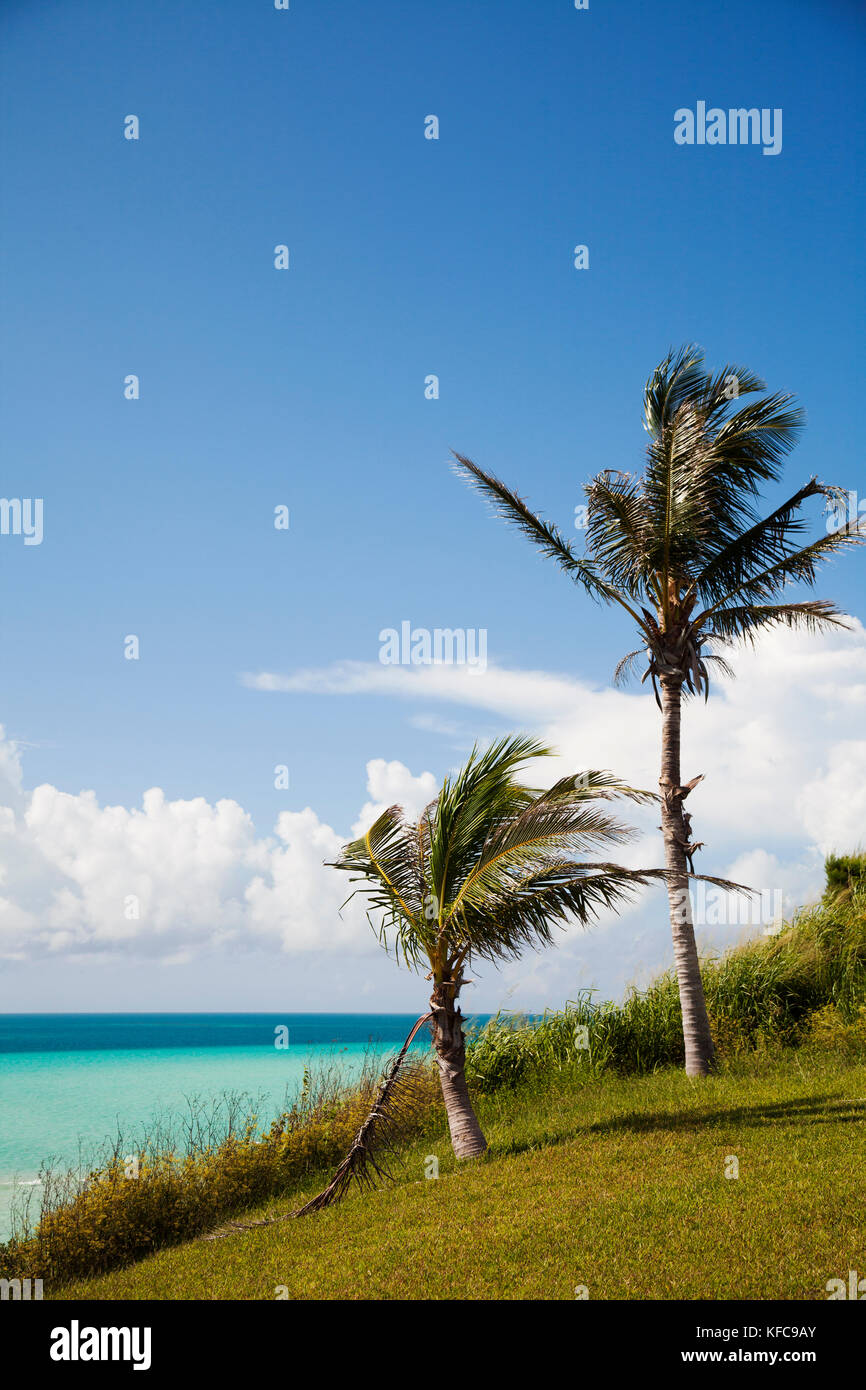 BERMUDA. Southampton Parish. A view of the water at the Munro Beach Cottages. Stock Photo