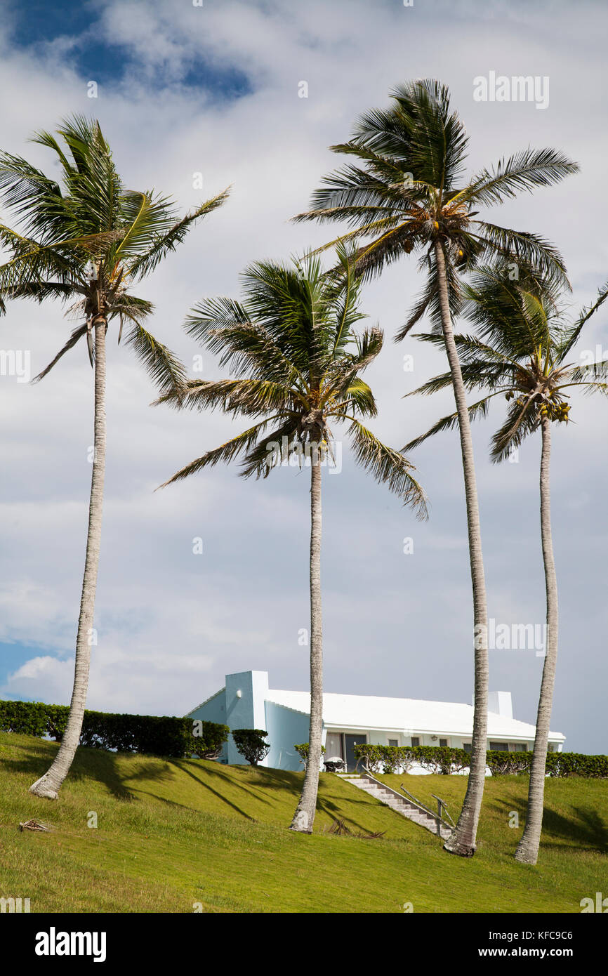 Bermuda Southampton Parish Munro Beach Cottages Stock Photo