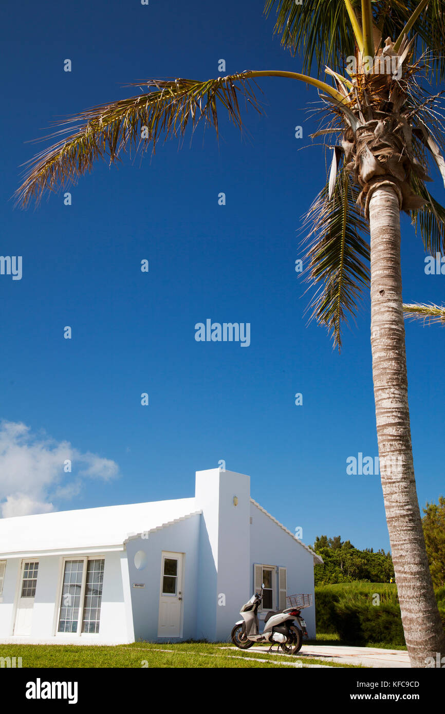 Bermuda Southampton Parish Munro Beach Cottages Stock Photo