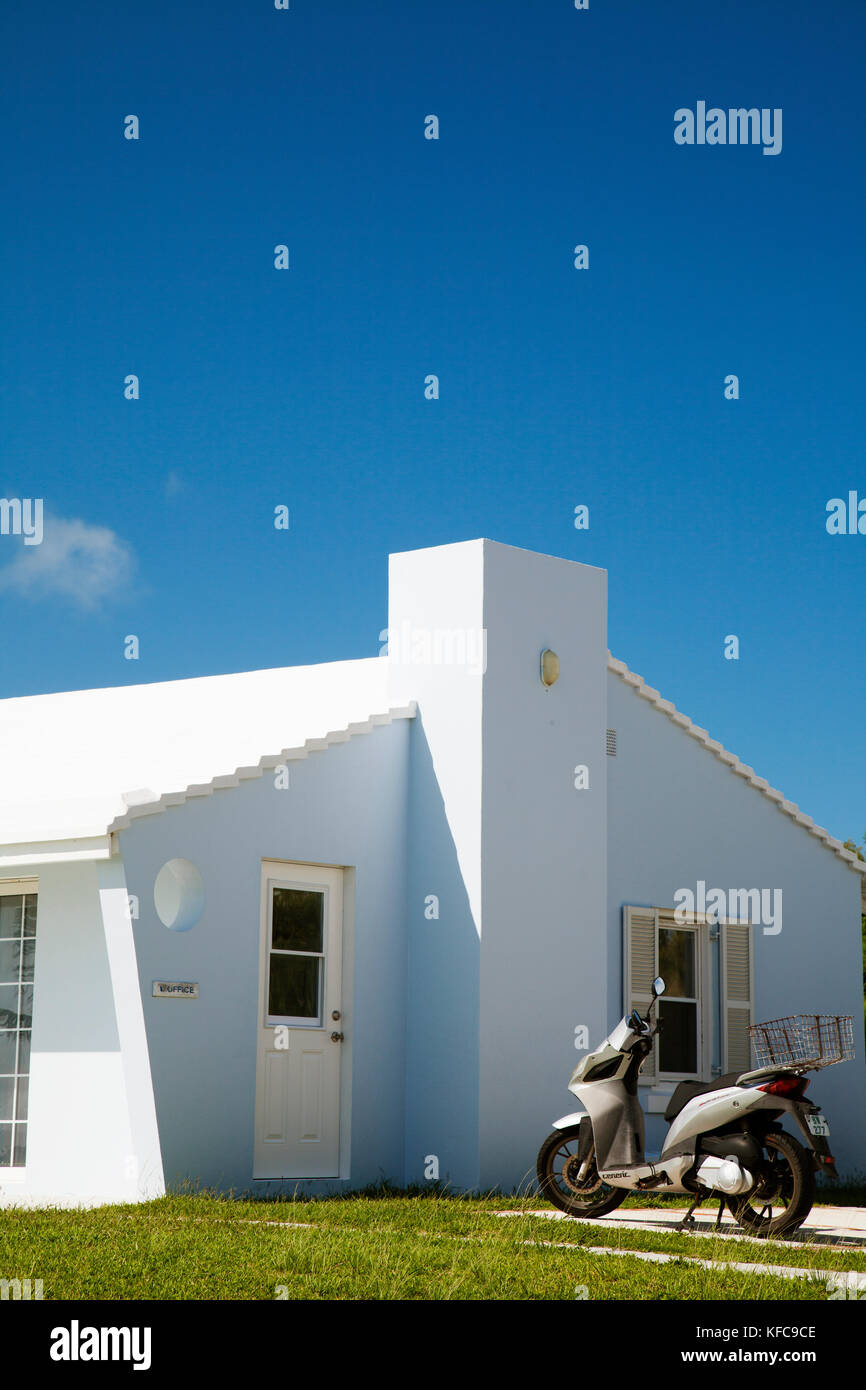 Bermuda Southampton Parish Munro Beach Cottages Stock Photo