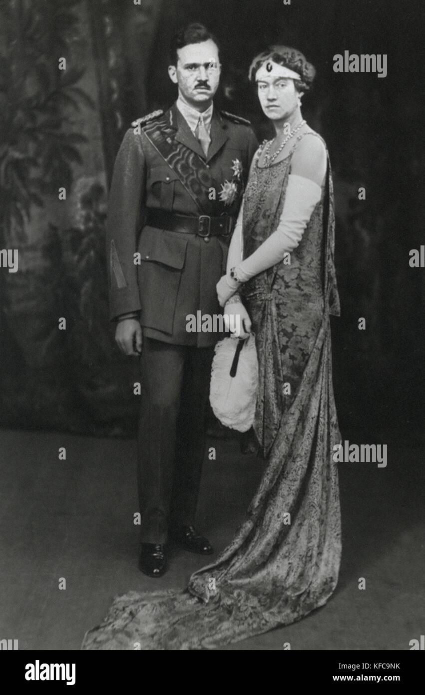 Prince Felix of BourbonParma (18931970) and his wife Charlotte, Grand