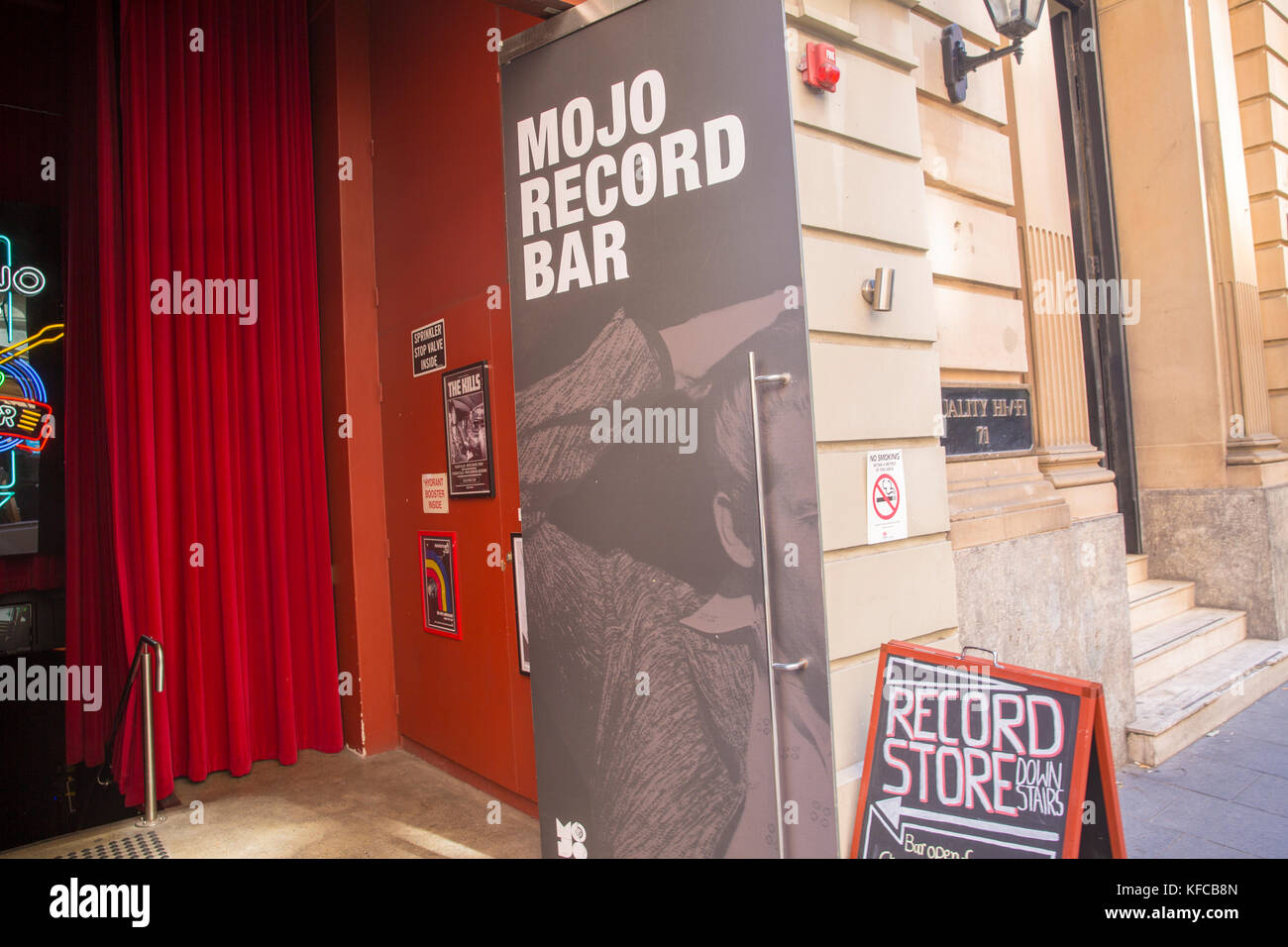 Mojo record store selling music in Sydney city centre,Australia Stock