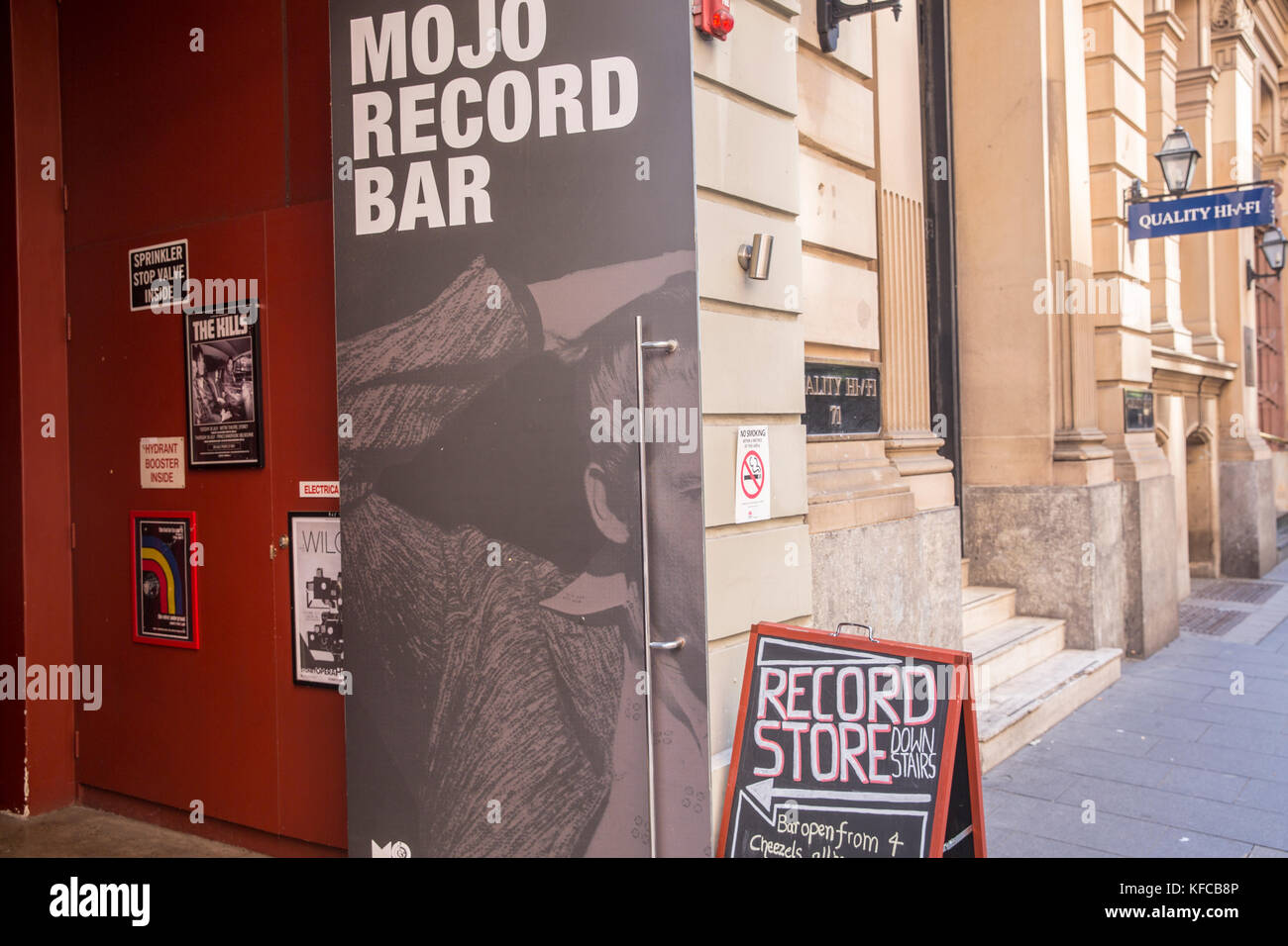 Mojo record store selling music and vinyl records in Sydney city centre