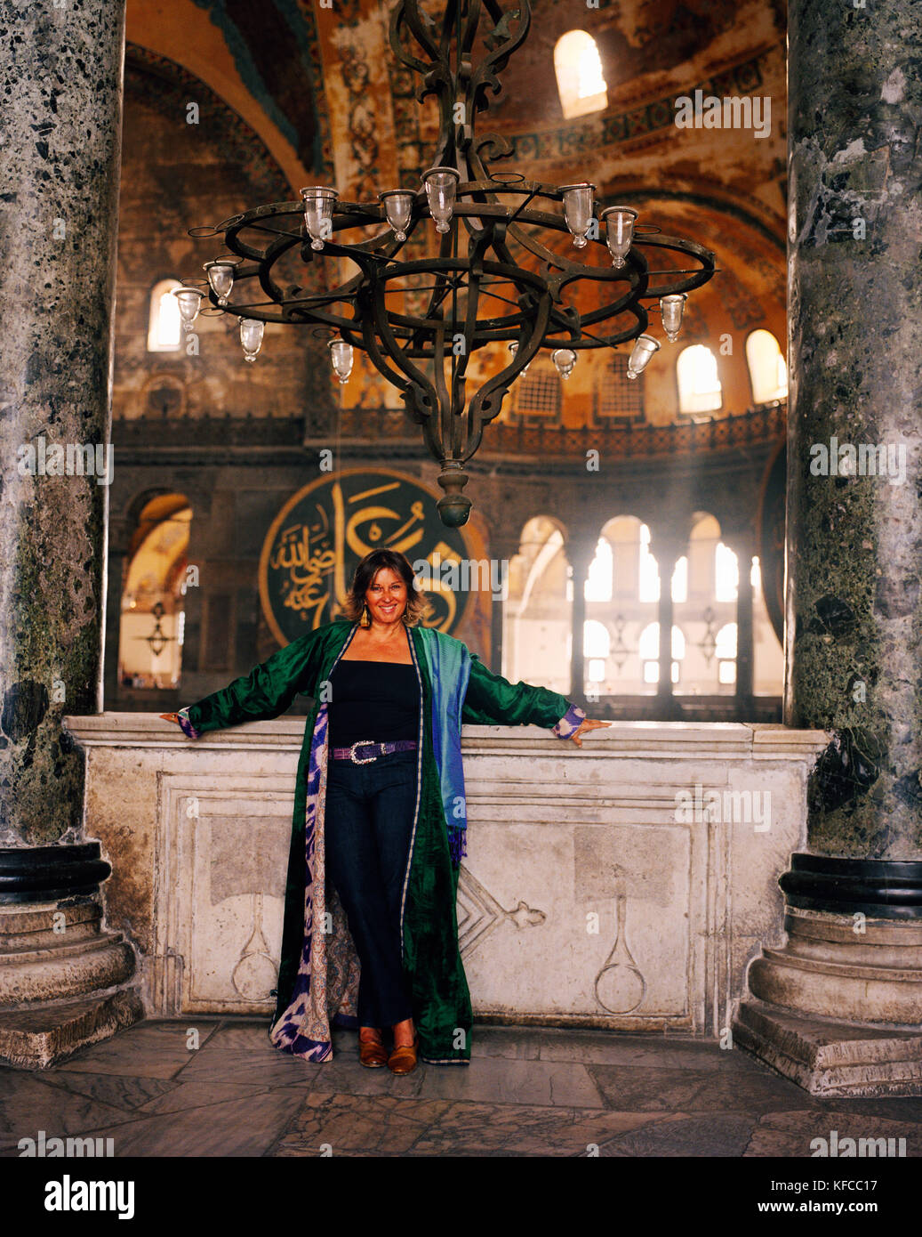 Hagia Sophia Interior Woman Hi res Stock Photography And Images Alamy