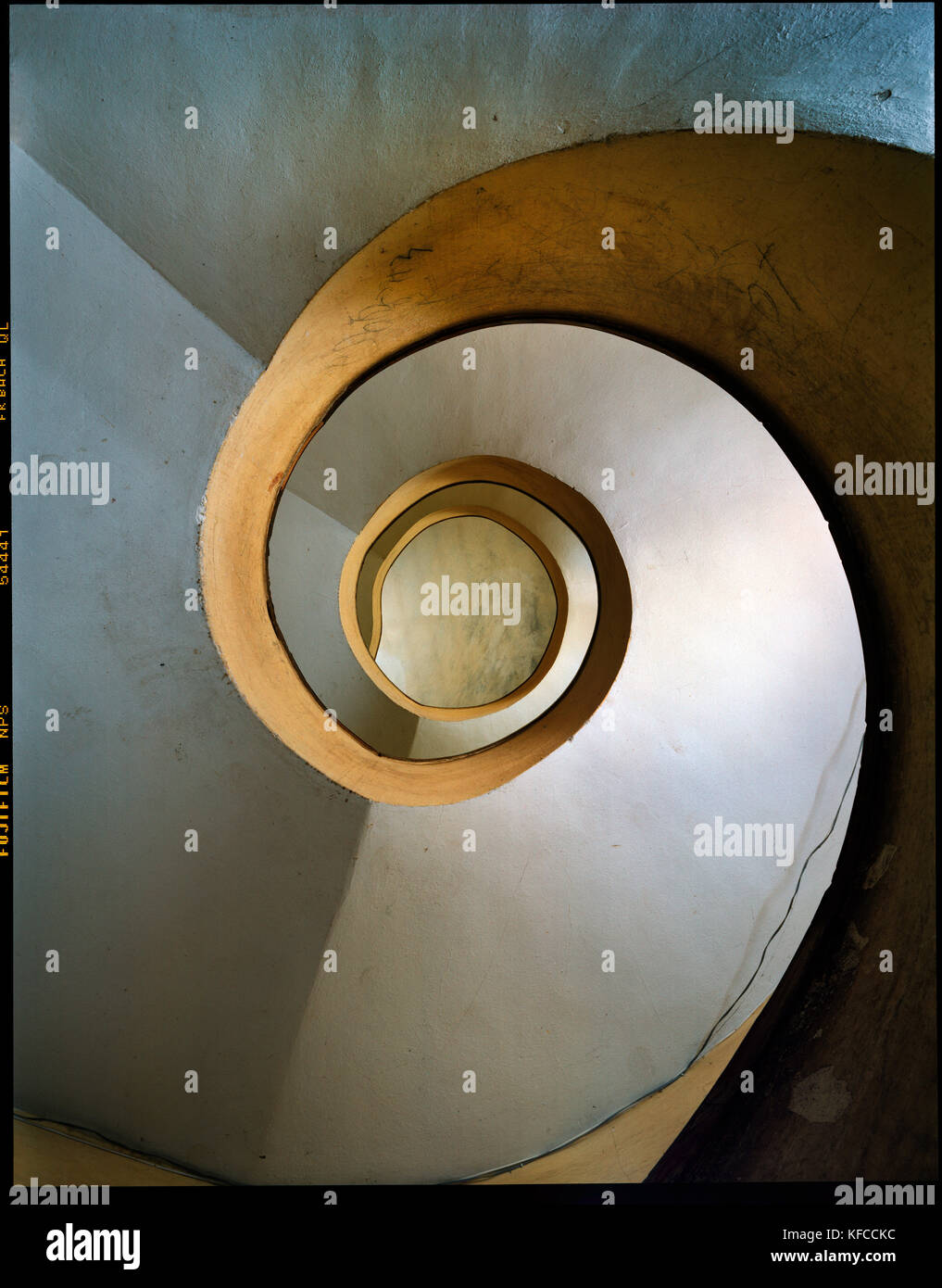 ERITREA, Asmara, looking up the staircase of an apartment building in downtown Stock Photo Alamy