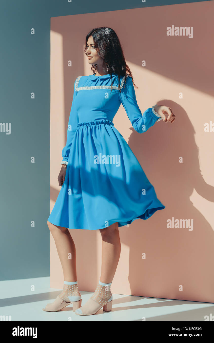 Long Ity Gown In Turquoise main image 0