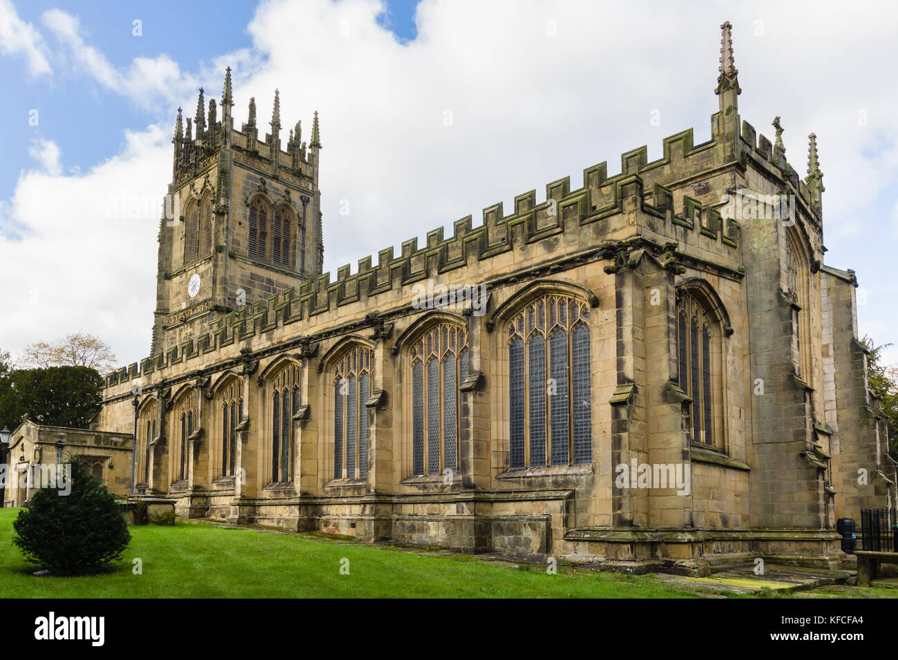 All Saints church Gresford North Wales founded in 1333 its bells are