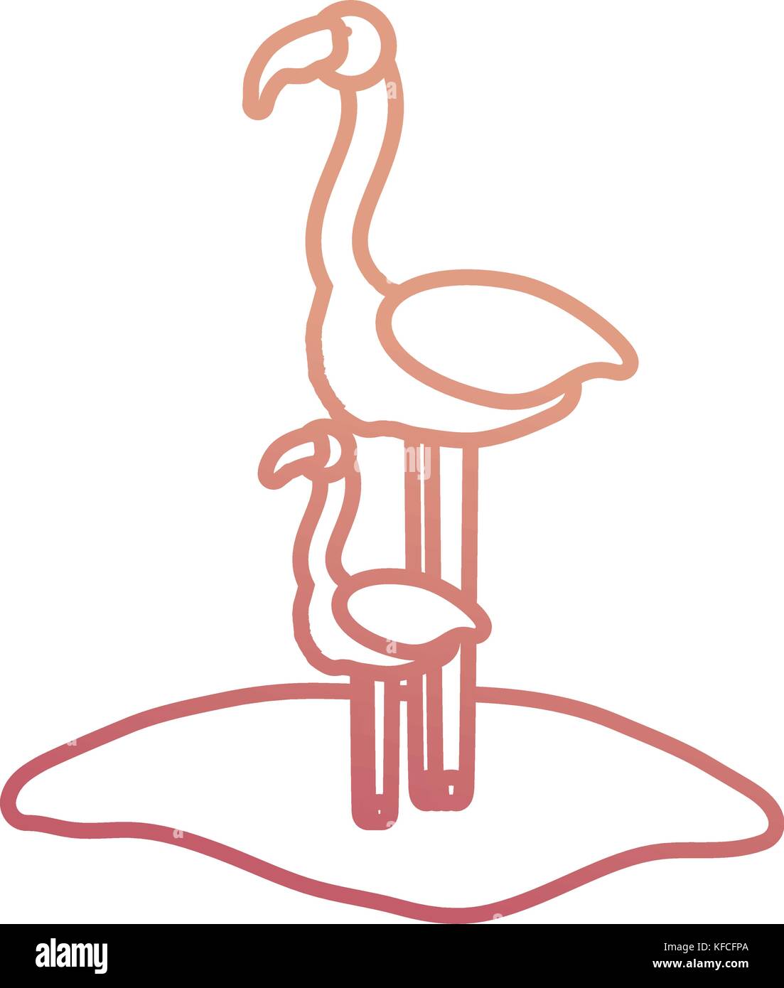 flamingo icon image Stock Vector Image & Art - Alamy