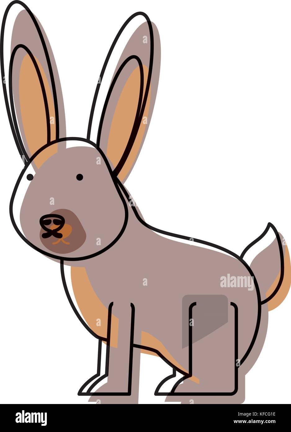 cartoon rabbit icon Stock Vector Image & Art - Alamy