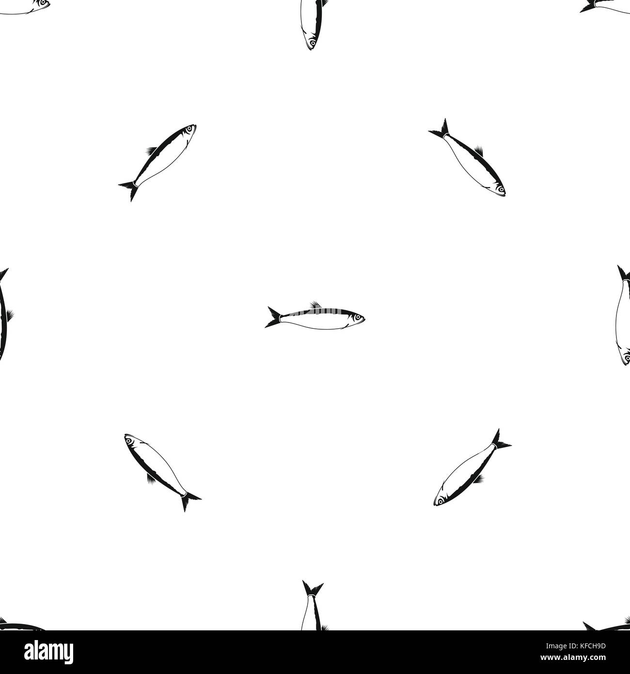 Fish pattern seamless black Stock Vector Image & Art - Alamy