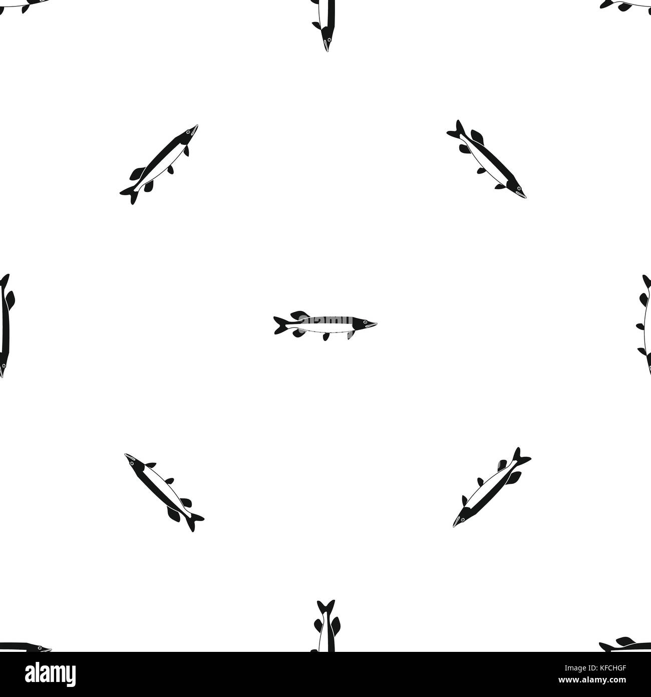 Fish pattern seamless black Stock Vector Image & Art - Alamy