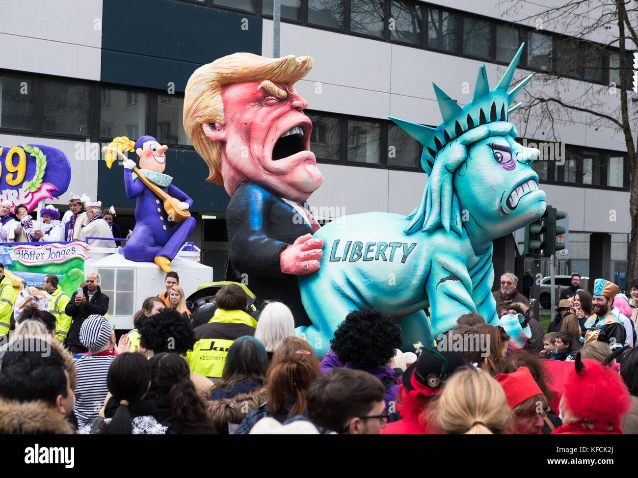Rosenmontag, Carnival in Dusseldorf, Germany Stock Photo