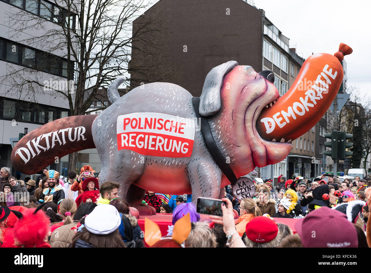 Rosenmontag, Carnival in Dusseldorf, Germany Stock Photo