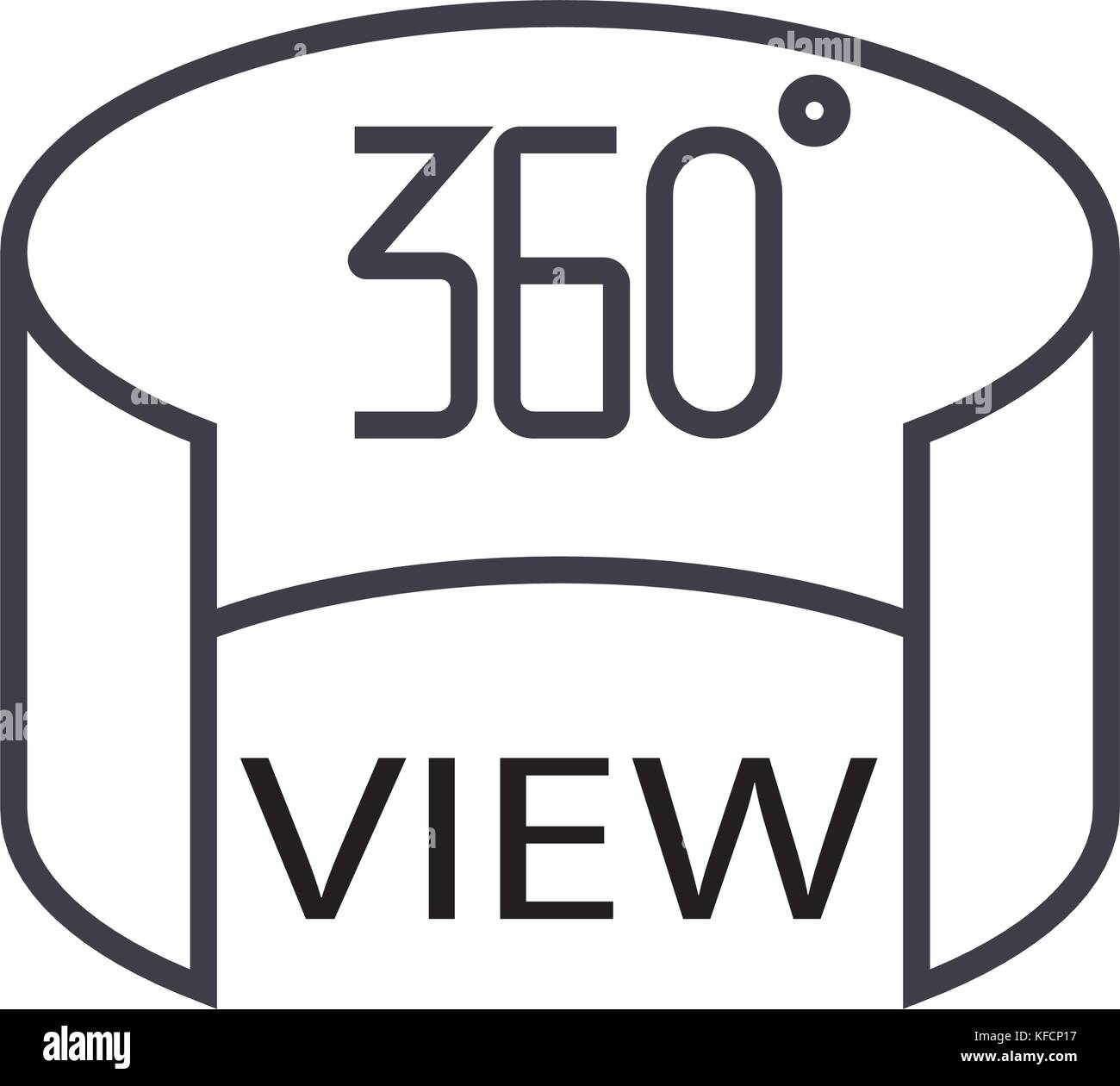 360 degree panoramic image Stock Vector Images - Alamy