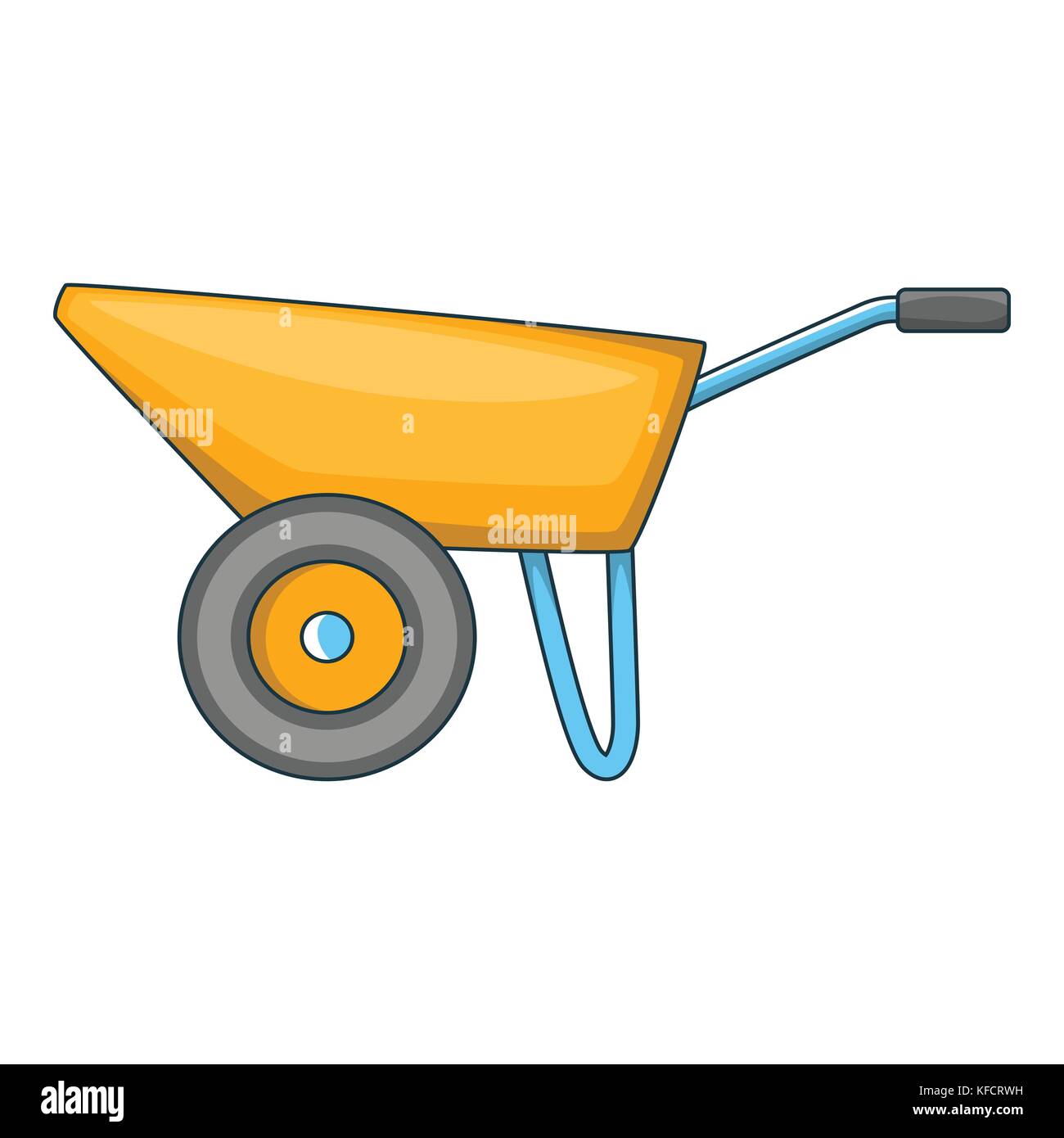 Wheelbarrow icon, cartoon style Stock Vector Image & Art - Alamy