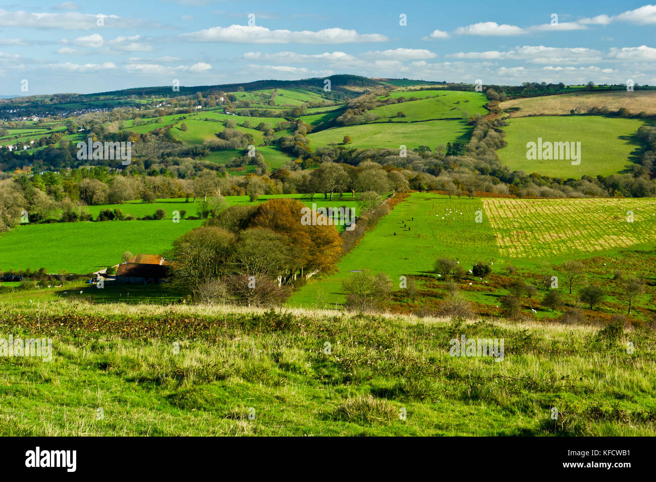 Crook Peak, Near Weston-Super-Mare, Somerset Stock Photo