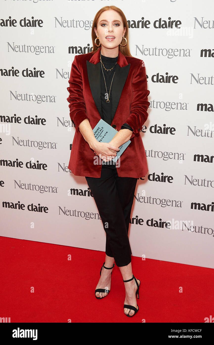 Celebrity arrivals on the red carpet at the Marie Claire Future Shapers