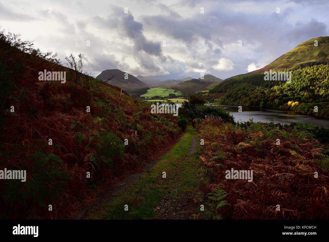 Storm clouds approaching Gavel Fell Stock Photo - Alamy
