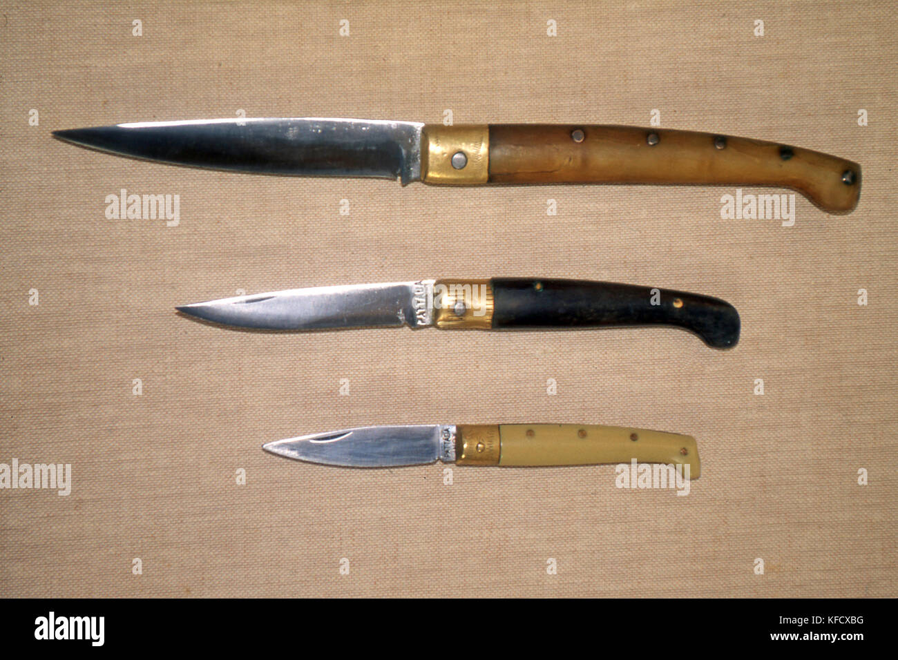 The "Pattadesa" traditional knife of Pattada, Sardinia Stock Photo - Alamy