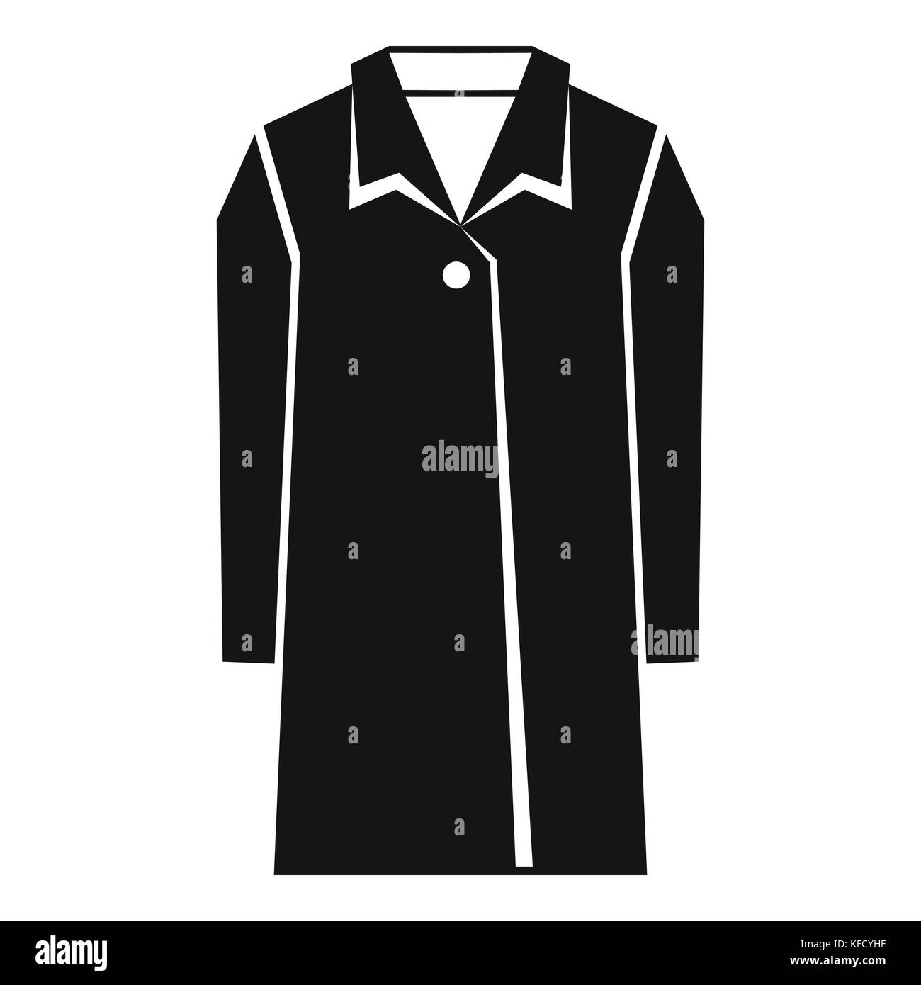Coat icon, simple style Stock Vector Image & Art - Alamy