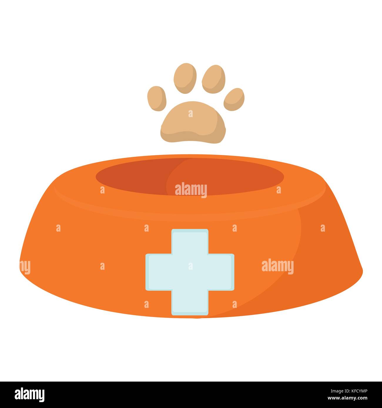 Dog bowl icon, cartoon style Stock Vector Image & Art Alamy
