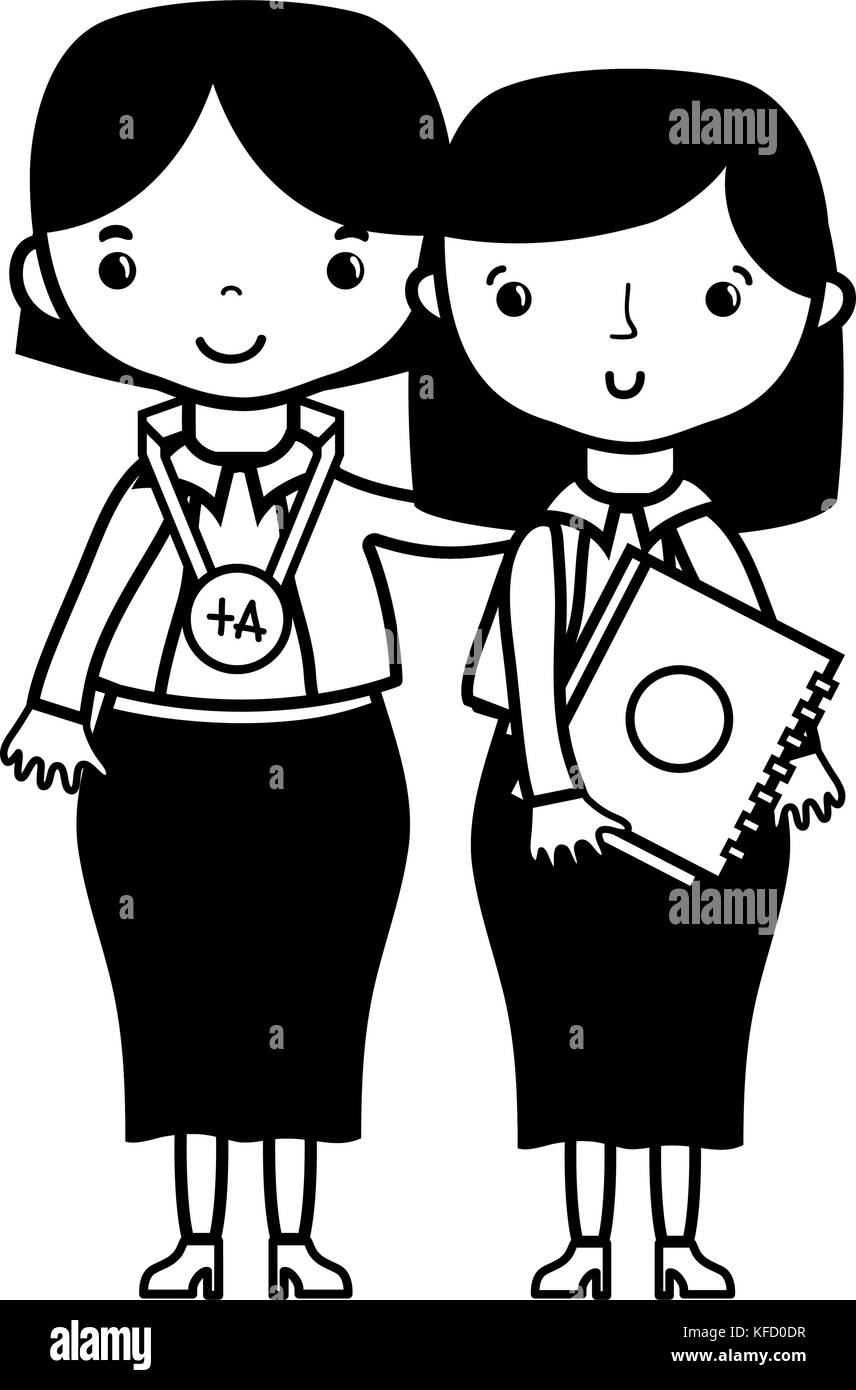 School Teacher Clip Art Black And White