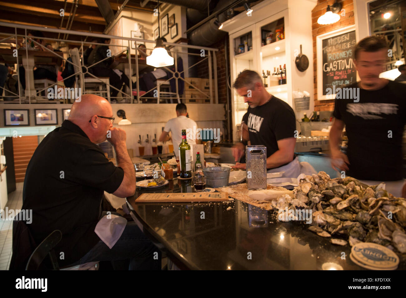 CANADA, Vancouver, British Columbia, Rodney's Oyster House in Yaletown Stock Photo