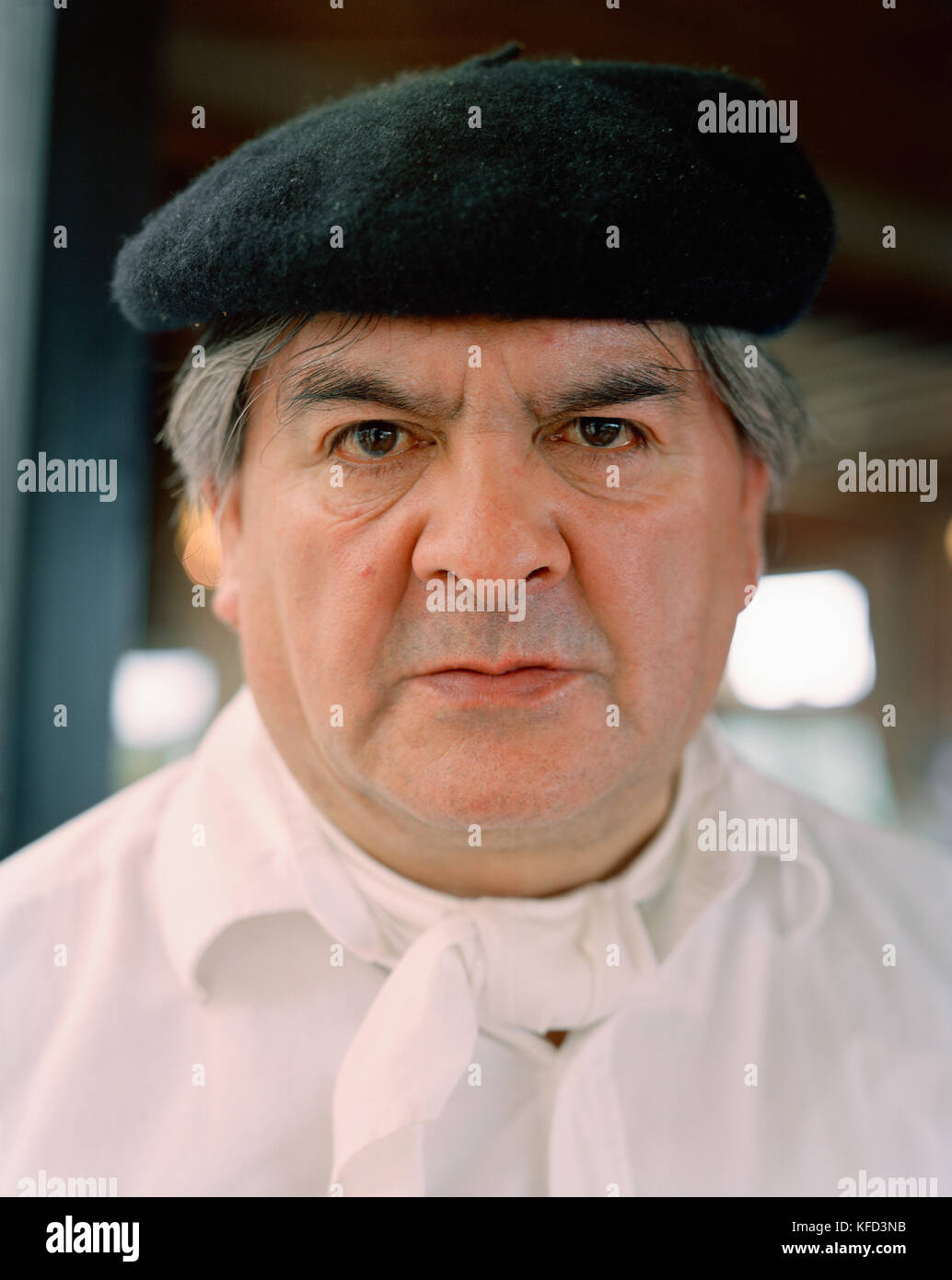 ARGENTINA, Patagonia, portrait of a chef at Llao Llao Hotel Stock Photo