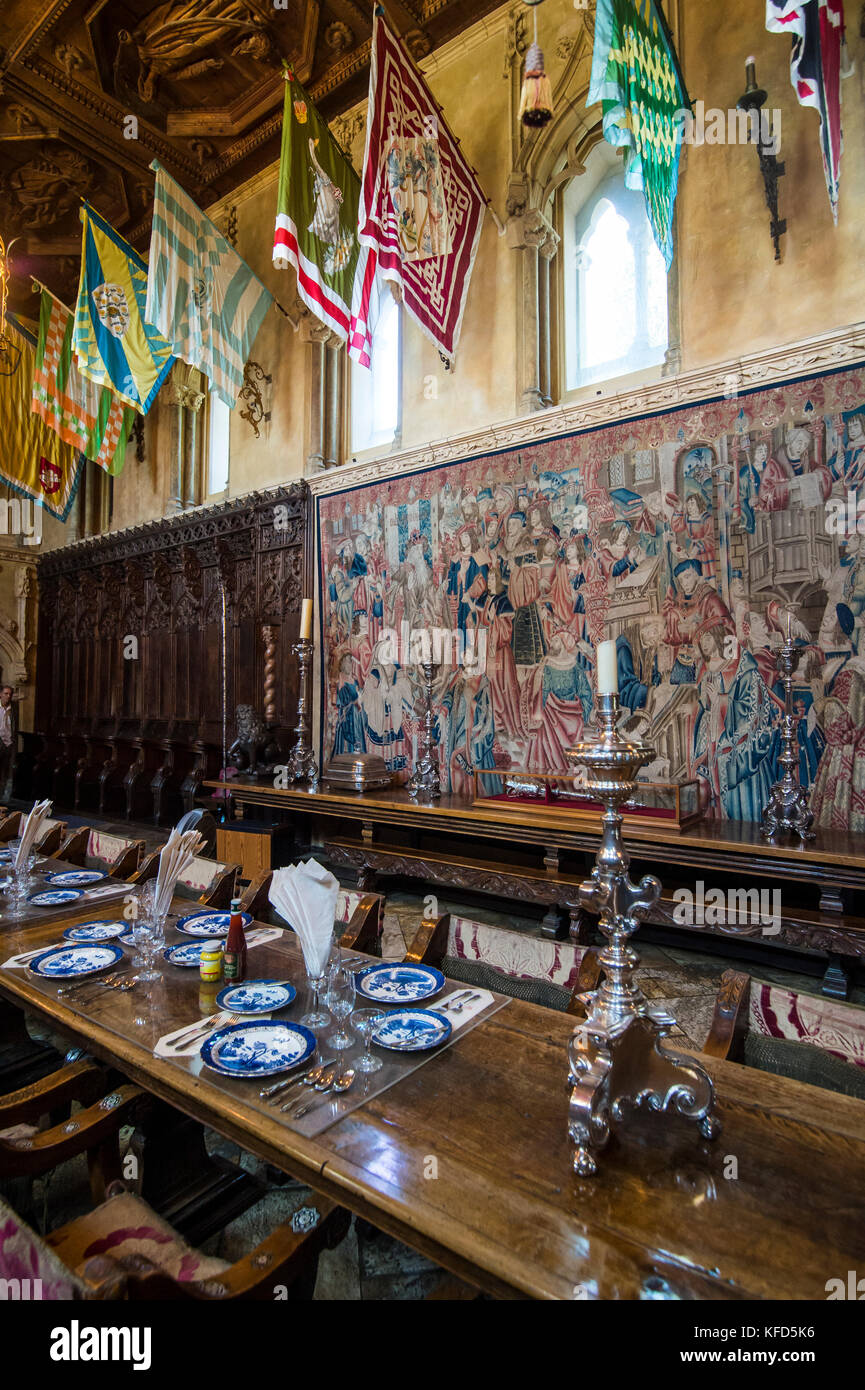 Dining hall of hearst castle hi-res stock photography and images - Alamy