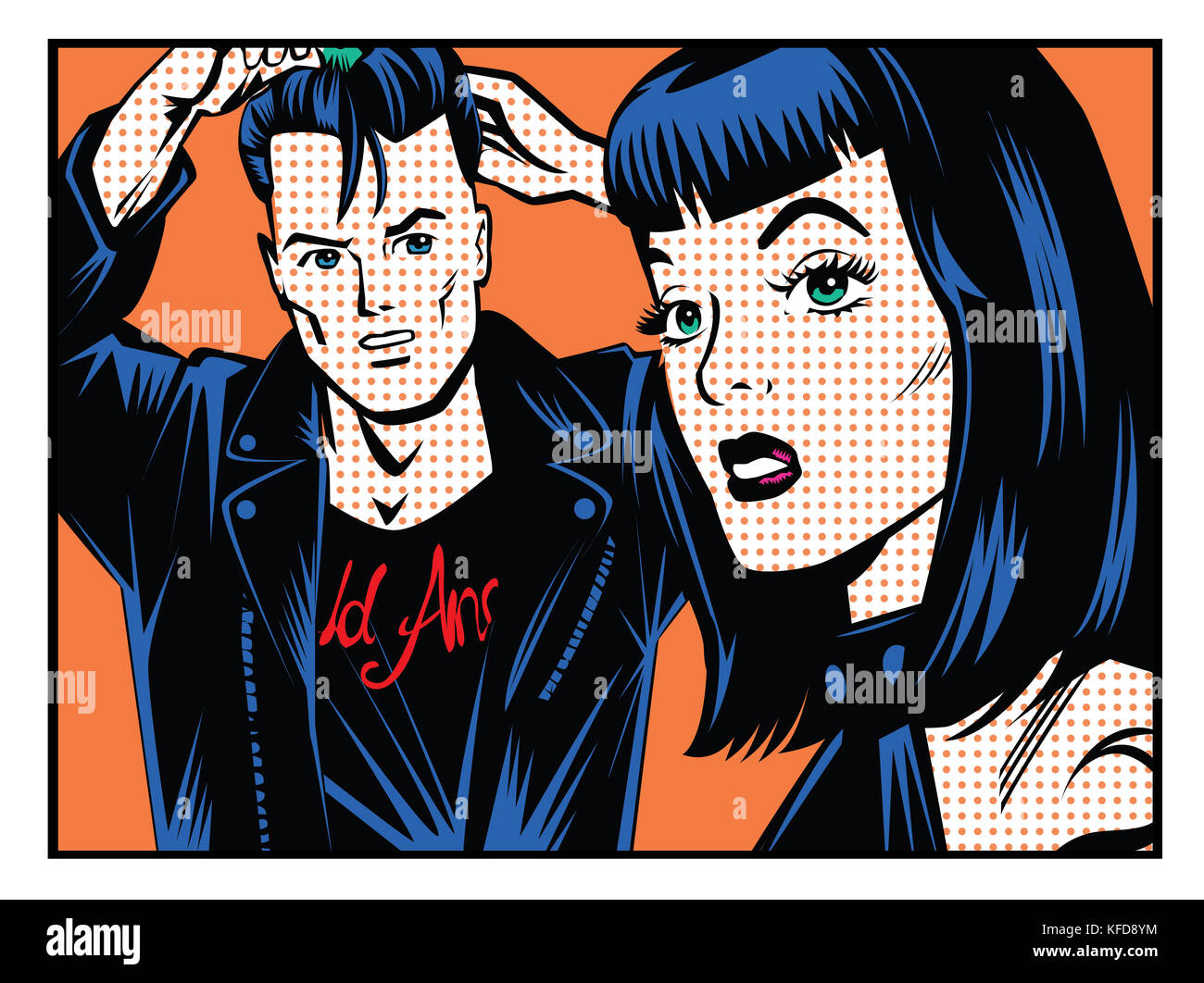 Male hairstyles portrait Cut Out Stock Images &amp; Pictures - Alamy