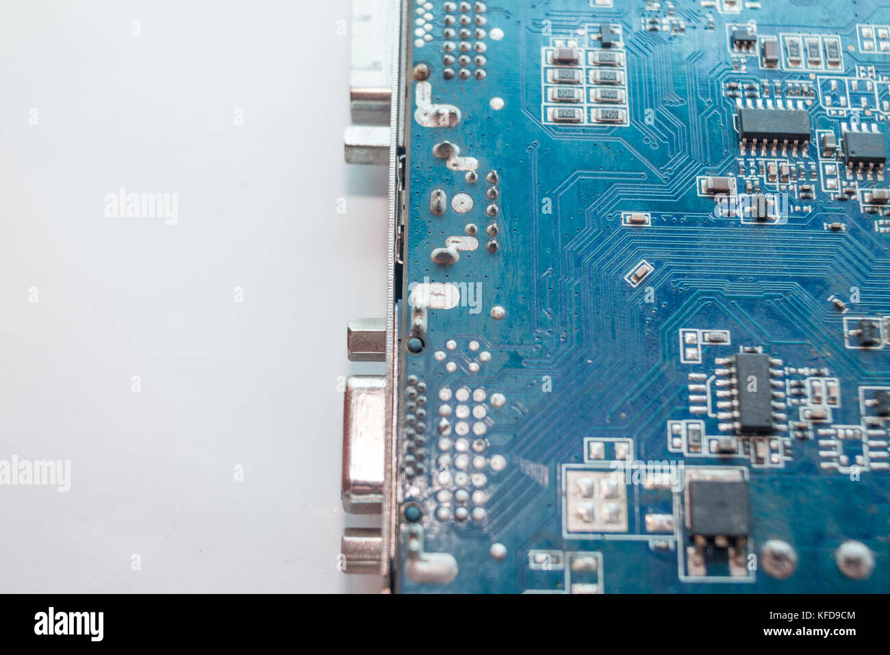 Computer Hardware Graphic Card Video card circuit with front output ...