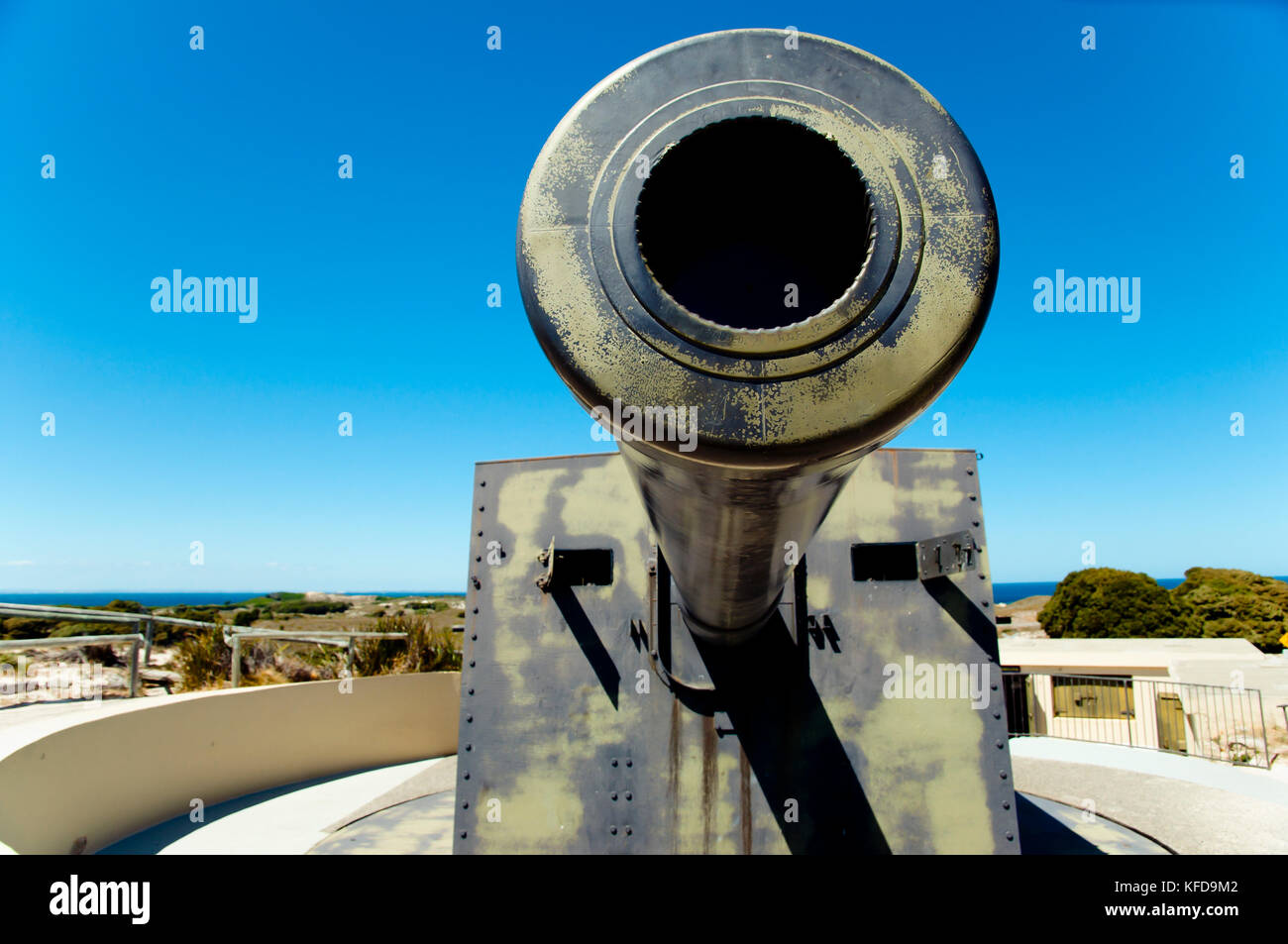 Oliver Hill Battery - Rottnest Island - Australia Stock Photo