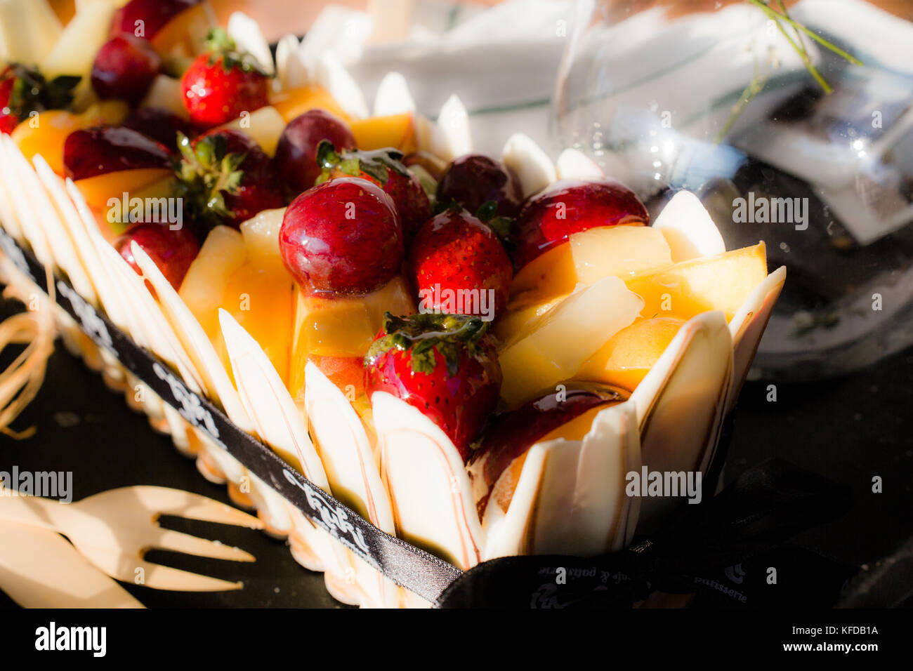 fruit cakes Stock Photo