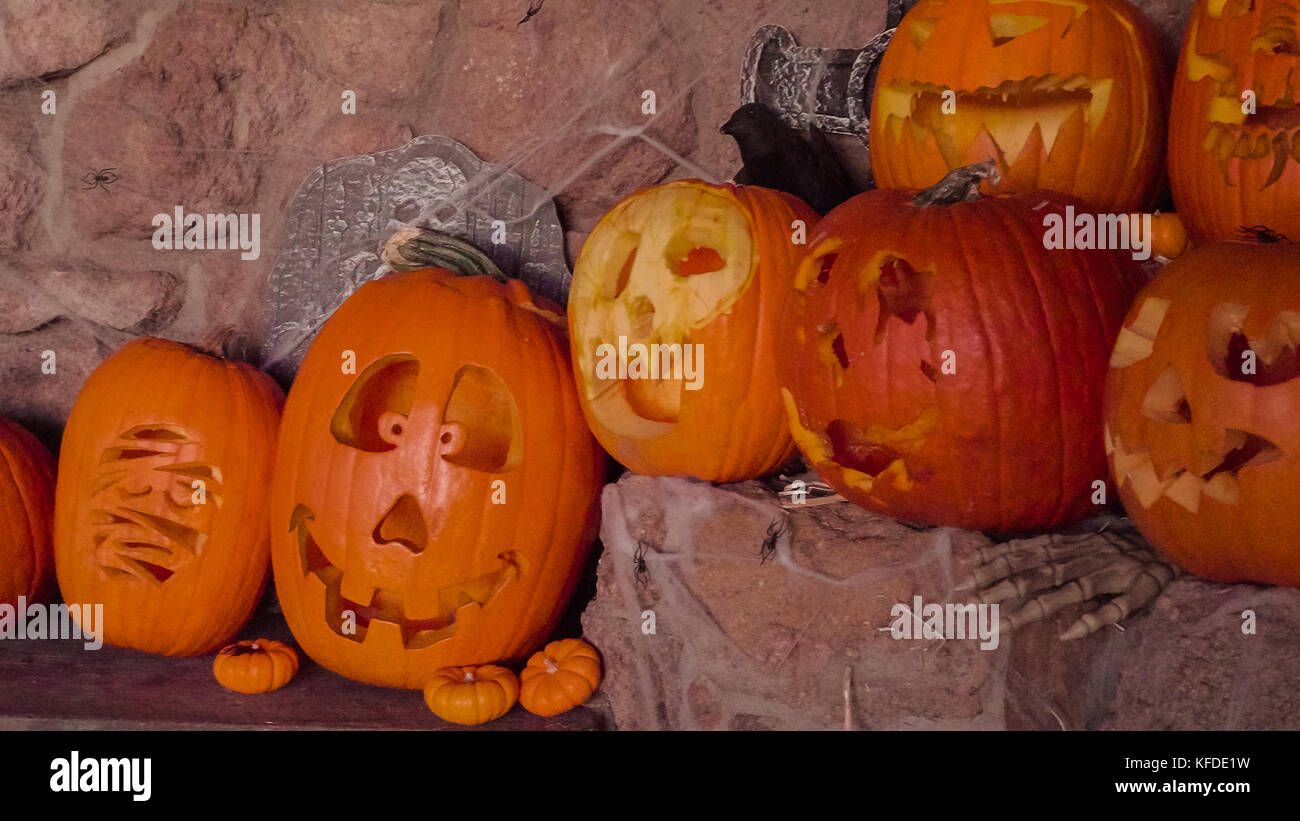 Different jack o lanterns hi-res stock photography and images - Alamy