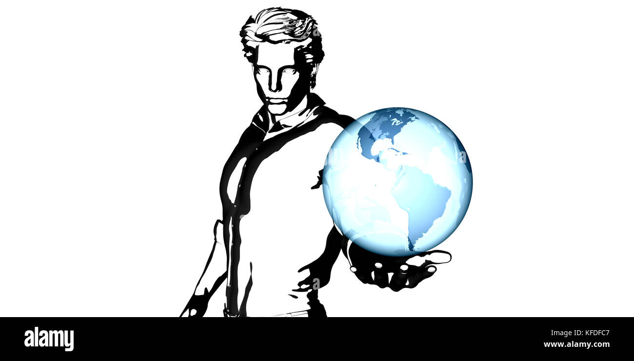 Global Investment in Foreign Businesses as a Art Stock Photo - Alamy