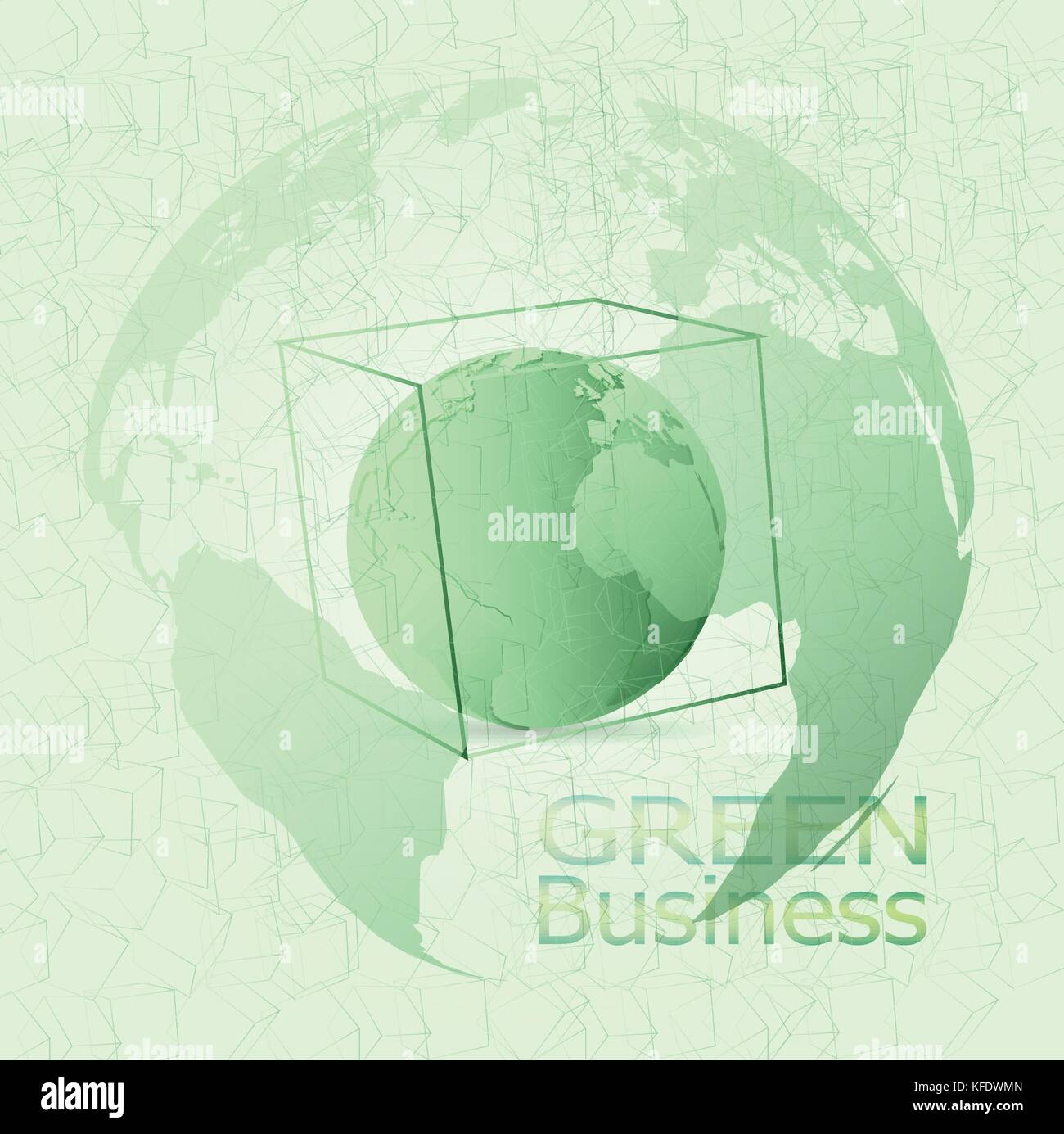 green business background vector. it can be applied for kinds of media presentation such as background,backdrop,illustration,poster,printing or others Stock Vector