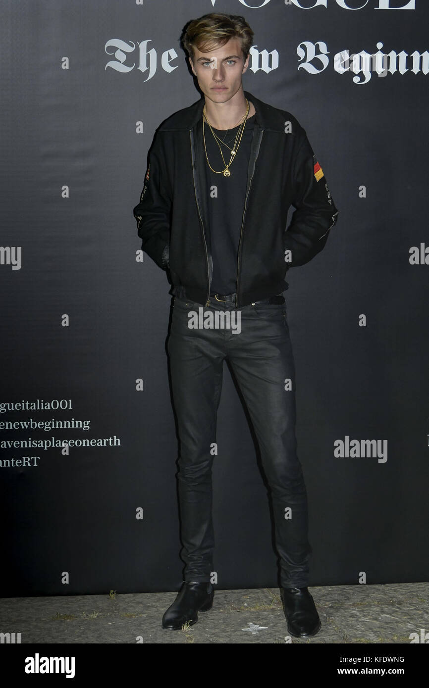 Milan Event Vogue Italy The New Beginning. Pictured Arrivals: Lucky ...