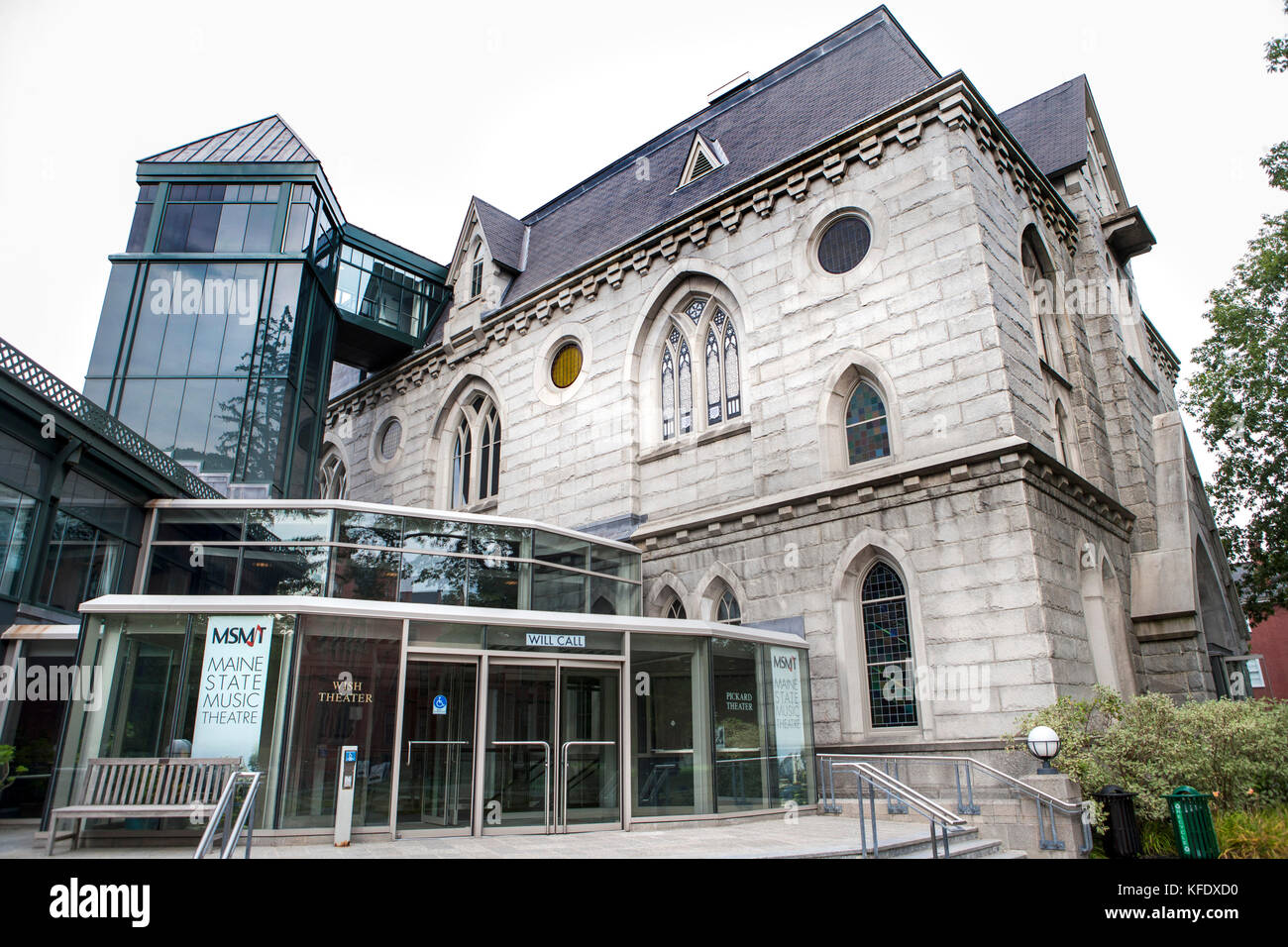 Memorial Hall, Pickard and Wish Theaters, Bowdoin College, Brunswick