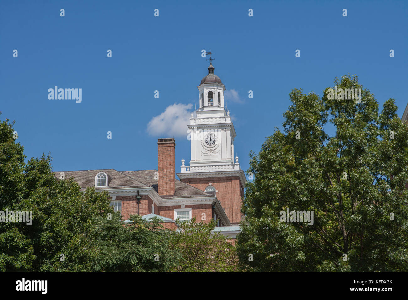 Gilman Hall, Johns Hopkins University, Baltimore, Maryland, USA Stock Photo