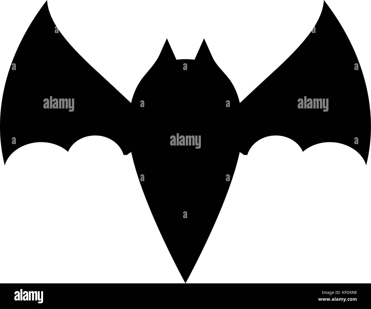 halloween bat silhouette vector design isolated on white background ...