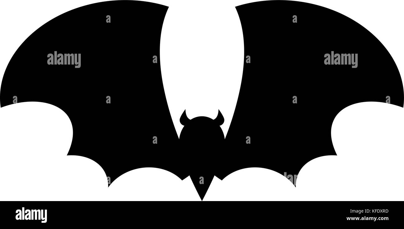 halloween bat silhouette vector design isolated on white background ...