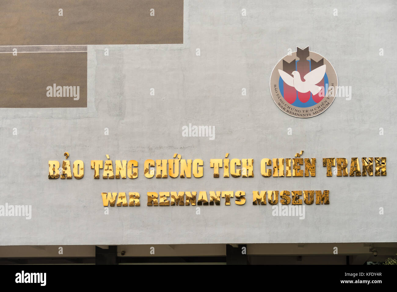 War Remnants Museum in Ho Chi Minh City former Saigon in Vietnam Stock ...