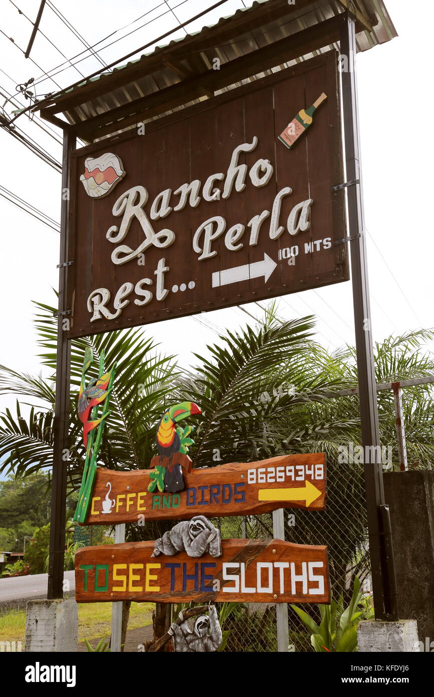 Rancho Perla, Calle 480, La Fortuna, Alajuela province, Costa Rica, Central  America Stock Photo - Alamy