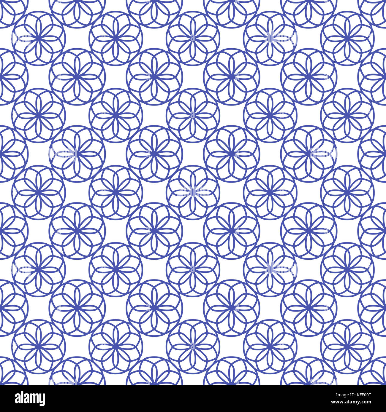 Abstract blue pattern on a white background. Seamless background Stock ...