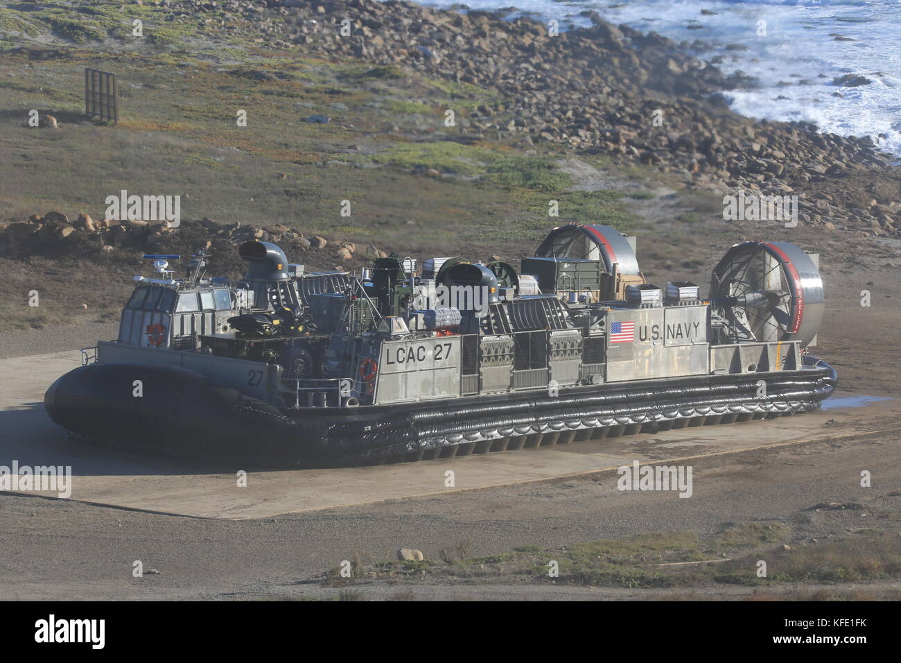 Landing Craft Air Cushion Stock Photo Alamy