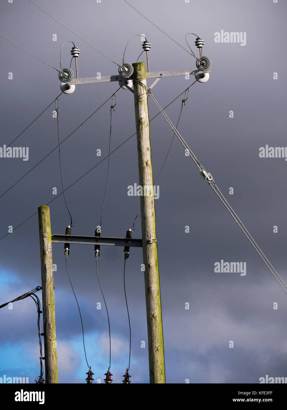 A telegraph pole Stock Photo Alamy